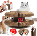 Kitty Cat Kurlz Toy, Marlene Kitty Cat Kurlz, Kitty Curlz Cat Toy, Marlene'S Pet Store Kitty Cat Kurlz, Magic Cat Toy, Foldable Accordion Cat Toy, Recyclable Cat Scratcher with Ball