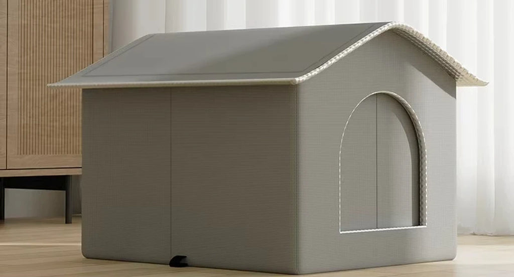 Outdoor Cooling Cat House Waterproof & Insulated Pet House Weatherproof Wild Cat Shelter for Summer outside Feral Cat Shelter